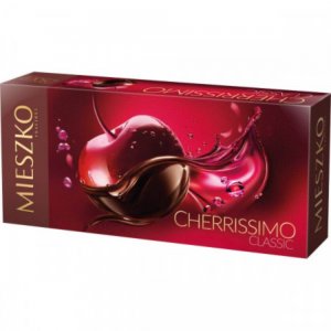 Praline cu Cirese in Alcool Mieszko Cherrissimo, 142 g Praline cu Cirese in Alcool Mieszko Cherrissimo, 142 g