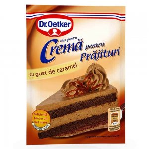 Praf Crema Prajitura cu Caramel Dr. Oetker, 55 g, Praf Crema Prajitura cu Caramel Dr. Oetker, Mix Creme pentru Preparat Prajitura cu Gust de Caramel Dr Oetker, Dr. Oetker Amestec Crema Prajitura Caramel, Mix pentru Crema Prajitura Aroma Caramel