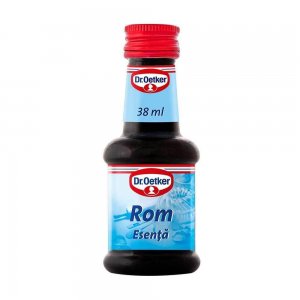 Esenta de Rom Dr. Oetker, 38 ml, Esente pentru Prajituri, Esenta de Rom pentru Prajituri, Dr. Oetker Esente de Rom, Sticluta de Esenta Rom pentru Prajituri, Esente Sticlute Dr Oetker, Arome Alimentare, Sticlute cu Esente Rom