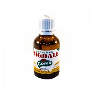 Esenta de Migdale Coseli, 25 ml, Esente pentru Prajituri, Esenta de Migdale pentru Prajituri, Coseli Esente de Migdale, Esenta Migdale pentru Deserturi, Esente Sticlute Coseli, Esenta cu Aroma de Migdale, Sticluta cu Esenta de Migdale