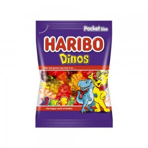 Jeleuri de Fructe Haribo Dinos, 100 g Jeleuri de Fructe Haribo Dinos, 100 g
