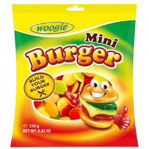 Jeleuri Mini Burger Woogie, 250 g