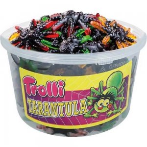 Set 75 Jeleuri de Fructe Trolli, Forma de Tarantule, 975 g Set 75 Jeleuri de Fructe Trolli, Forma de Tarantule, 975 g