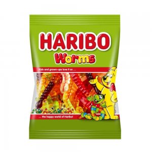 Jeleuri Haribo Worms, Fructe, 100 g