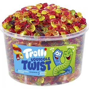 Set 150 Jeleuri de Fructe Trolli, Forma de Rame Incrucisate, 1200 g