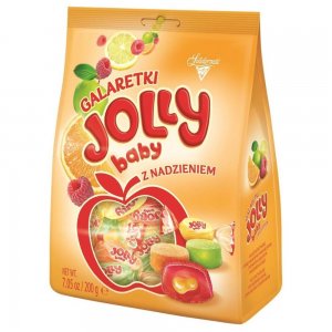Jeleuri Jolly Baby, Aroma de Fructe, 200 g, Jeleuri Fructe, Jeleuri Gust de Fructe, Jeleuri cu Fructe, Jeleuri Lamaie, Jeleu Lamaie, Jeleu Fructe, Jeleu cu Fructe, Jeleu cu Umpllutura de Fructe, Jeleu Umplut cu Fructe