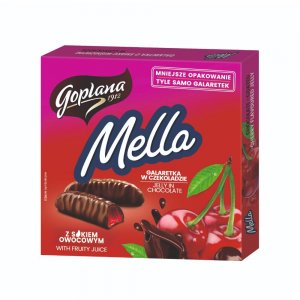 Jeleuri Invelite in Ciocolata Mella, Aroma de Cirese, 190 g, Jeleuri Fructe, Jeleuri Gust de Fructe, Jeleuri cu Fructe, Jeleuri Cirese, Jeleu Cirese, Jeleu Fructe, Jeleu cu Fructe, Jeleu cu Ciocolata, Jeleu Invelit cu Ciocolata