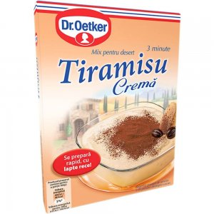 Crema Tiramisu Dr. Oetker, 60 g, Mix Crema pentru Tiramisu, Praf Crema Tiramisu, Amestec Crema Tiramisu, Mix Prajitura Tiramisu, Mix pentru Desert Dr. Oetker, Amestec pentru Prajituri Dr. Oetker, Mixuri pentru Prajituri Dr. Oetker