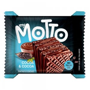Napolitane My Motto Cocoa & Cocoa, 34 g, My Motto Cocoa&Cocoa Napolitane cu Cacao, Napolitane cu Cacao Crema, Napolitane My Motto, Napolitane cu Crema de Cacao My Motto, Napolitane cu Crema de Cacao, My Motto Napolitane, Napolitane