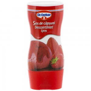 Topping Desert cu Gust de Capsuni Dr.Oetker, 200g, Topping, Topping cu Capsuni, Topping Desert, Topping Dr.Oetker, Topping Desert Dr.Oetker, Topping Dulce, Topping Decorare, Topping Fructe, Toppuing Inghetata