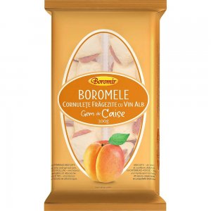 Cornulete cu Umplutura de Caise Boromir, 300 g, Cornulete Gem Caise, Cornulete Dulci, Dulciuri Boromir, Cornulete Gem de Caise, Cornulete Fragede, Cornulete Fragezite, Cornulete Prajituri, Prajituri Cornulete, Cornulete Boromir, Cornulete Boromele