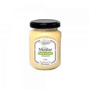 Mustar cu Marar si Hrean Crenvurstila, 230 g, Mustaruri, Mustar Iute, Mustar Picant, Mustar cu Hrean, Mustaruri cu Marar si Hrean, Crenvurstila Mustar, Mustar cu Marar si Hrean Crenvurstila, Crenvurstila Mustaruri, Mustar cu cu Marar si Hrean