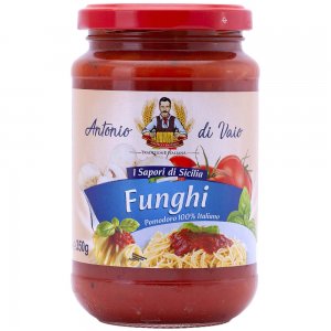 Sos pentru Paste Antonio Di Vaio Funghi, 350g, Sos Paste, Sos Funghi, Sos pentru Paste, Sos Paste Antonio Di Vaio, Sos Funghi pentru Paste, Sos Paste Fara Carne, Sos Paste cu Ciuperci, Sos Pentru Paste Gata Preparat