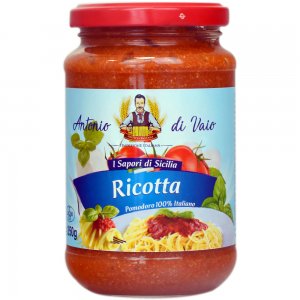 Sos pentru Paste Antonio Di Vaio Ricotta, 350g, Sos Paste, Sos cu Rosii, Sos pentru Paste, Sos Paste Antonio Di Vaio, Sos Ricotta pentru Paste, Sos Paste Fara Carne, Sos Paste Ricotta, Sos Pentru Paste Gata Preparat