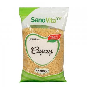 Cus Cus Sano Vita, 200 g, Cous-Cous, Cous-Cous fara Ou, Cus Cus din Grau, Cus-Cus Bio, Cus-Cus Vegan, Cous Cous din Grau, Cous Cous din Gris, Cus Cus din Gris, Cuscus, Cus-Cus Faina de Grau Dur, Cous-Cous din Faina de Grau Dur