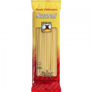Macaroni Baneasa, 500 g, Paste Fainoase, Paste Macaroane, Macaroane din Grau, Paste Clasice, Fidea, Taitei, Paste Tip Macaroane, Macaroane la Punga, Macaroane Baneasa, Paste Baneasa, Paste Fainoase, Macaroane Grau