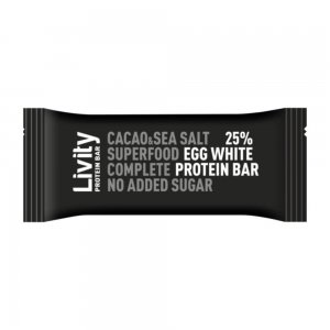 Baton cu Cacao Livity Protein Cacao&Sea Salt Protein, 46 g, Batoane Livity Protein cu Sare de Mare, Batoane Dietetice Livity Protein, Batoane cu Fibre si Proteine pentru Diete, Batoane Nutritive fara Zahar, Batoane fara Calorii Baton cu Cacao Livity Protein Cacao&Sea Salt Protein, 46 g, Batoane Livity Protein cu Sare de Mare, Batoane Dietetice Livity Protein, Batoane cu Fibre si Proteine pentru Diete, Batoane Nutritive fara Zahar, Batoane fara Calorii