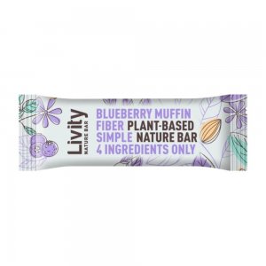 Baton cu Afine Livity Nature Blueberry Muffin, 30 g, Batoane Livity Nature, Batoane Dietetice Livity Nature, Batoane cu Fibre si Vitamine pentru Diete, Batoane Nutritive fara Zahar, Batoane fara Calorii Baton cu Afine Livity Nature Blueberry Muffin, 30 g, Batoane Livity Nature, Batoane Dietetice Livity Nature, Batoane cu Fibre si Vitamine pentru Diete, Batoane Nutritive fara Zahar, Batoane fara Calorii
