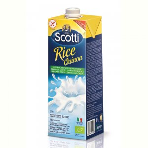 Bautura din Orez Bio cu Quinoa Riso Scotti, 1L, Bautura din Orez, Bautura Vegetala, Bautura Vegetala din Orez, Bautura Vegetala cu Quinoa, Bautura din Orez Riso Scotti, Lapte din Orez, Lapte din Orez Riso Scotti, Lapte Vegetal