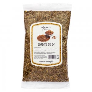 Seminte In AROMA Spice, 1 Kg, Seminte de In, Seminte In pentru Mic de Jun, Seminte In pentru Deserturi, Seminte In pentru Gustari, Seminte Naturale de In, Seminte Crude de In, Seminte In 1 Kg, Seminte de In pentru Gatit, Seminte de In Crude