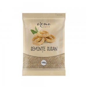Seminte de Susan Aroma Spice, 12 Pachete x 100g, Seminte de Susan, Susan, Susan Aroma Spice, Seminte Susan, Susan Alb, Seminte de Susan Alb 