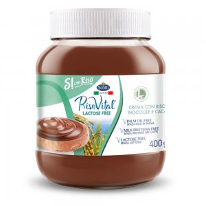 Crema de Orez cu Alune si Cacao Riso Vital 400g, Crema Tartinabila, Crema Dulce Tartinabila, Crema de Orez Tartinabila, Crema Tartinabila de Post, Crema Tartinabila fara Zahar, Crema Tartinabila de Orez