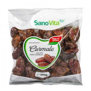 Curmale Fara Samburi Sano Vita 250 g, Curmale Uscate Fara Samburi, Curmale Uscate Sano Vita, Curmale Uscate Ambalate, Fructe Uscate, Sano Vita Curmale Uscate, Sano Vita Curmale Fara Samburi, Fructe Deschidratate, Curmale Deshidratate, Curmale Ambalate