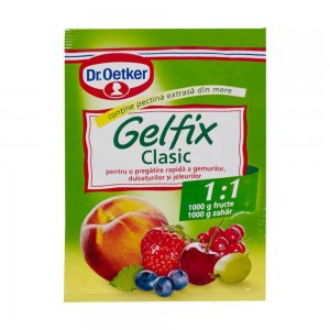 Gelfix Clasic 1:1 Dr.Oetker, 20g, Gelfix pentru Dulceata, Gelfix pentru Jeleuri, Gelfix Dr.Oetker, Gelfix Dulceturi, Gelfix Fructe, Gelfix Clasic, Gelfix Gem, Gelfix pentru Gem, Gelfix Gelatina, Gelfix cu Zahar, Gelfix cu Indulcitor, Gelfix Instant