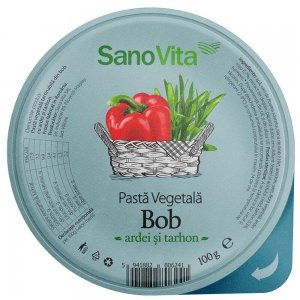 Pasta Vegetala din Bob cu Ardei si Tarhon Sano Vita, 100g, Pate Tartinabil, Pate Vegetal, Pate Vegetal Tartinabil, Pate Sano Vita, Pateu Tartinabil Sano Vita, Pateu Vegetal din Bob, Pasta Vegetala, Pasta Vegetala din Bob, Pasta Vegetala Sano Vita Pasta Vegetala din Bob cu Ardei si Tarhon Sano Vita, 100g, Pate Tartinabil, Pate Vegetal, Pate Vegetal Tartinabil, Pate Sano Vita, Pateu Tartinabil Sano Vita, Pateu Vegetal din Bob, Pasta Vegetala, Pasta Vegetala din Bob, Pasta Vegetala Sano Vita