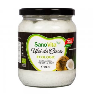 Ulei de Cocos Extravirgin Sano Vita Eco, 500 ml, Ulei Cocos, Ulei Extravirgin de Cocos, Ulei Ecologic de Cocos, Ulei Natural de Cocos, Ulei Vegan de Cocos, Ulei Crud de Cocos, Ulei Cocos Natural, Ulei Bio de Cocos, Ulei Bio Cocos, Ulei Pur de Cocos Ulei de Cocos Extravirgin Sano Vita Eco, 500 ml, Ulei Cocos, Ulei Extravirgin de Cocos, Ulei Ecologic de Cocos, Ulei Natural de Cocos, Ulei Vegan de Cocos, Ulei Crud de Cocos, Ulei Cocos Natural, Ulei Bio de Cocos, Ulei Bio Cocos, Ulei Pur de Cocos