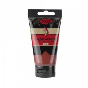 Vopsea Acril Siena Arsa DACO, 75 ml, Tempera Acrilica, Culori Acrilice, Vopsea Acrilica, Tempera Acril, Vopsele Acrilice, Vopsea Culoare Siena Arsa, Acril, Acril Siena Arsa, Culori Acril