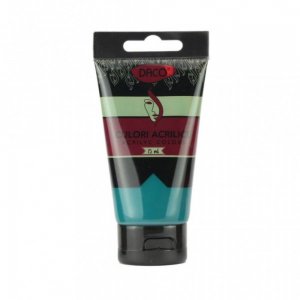 Vopsea Acril Verde Turquise DACO, 75 ml, Tempera Acrilica, Culori Acrilice, Vopsea Acrilica, Tempera Acril, Vopsele Acrilice, Vopsea Culoare Verde Turquise, Acril, Acril Verde Turquise, Culori Acril