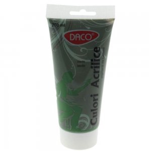 Vopsea Acril DACO Verde Mediu, 200 ml, Tempera Acrilica, Culori Acrilice, Vopsea Acrilica, Vopsele Acrilice, Tempera Acril, Vopsea Verde Mediu, Acrilica Verde, Acril Culoare Verde, Culori pentru Pictat, Culori Pictura, Culori pentru Desen