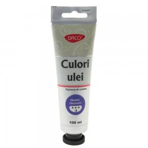 Vopsea Ulei Albastru Ultramarin DACO, 100 ml, Culoare Ulei, Vopsele Ulei, Acuarele, Culori Ulei, Vopsea Ulei, Culori pentru Pictura, Culori Ulei Albastru Ultramarin, Vopsele Ulei Albastru Marin,  Culori de Ulei