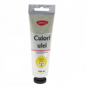 Vopsea Ulei Galben Citron DACO, 100 ml, Culoare Ulei, Vopsele Ulei, Acuarele, Culori Ulei, Vopsea Ulei, Culori pentru Pictura, Culori Ulei Galben Citron, Vopsele Ulei Galben Citron,  Culori de Ulei