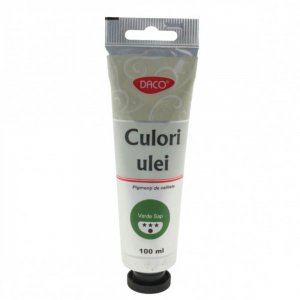Vopsea Ulei Verde Sap DACO, 100 ml, Culoare Ulei, Vopsele Ulei, Acuarele, Culori Ulei, Vopsea Ulei, Culori pentru Pictura, Culori Ulei Verde Sap, Vopsele Ulei Verde Sap, Culori de Ulei