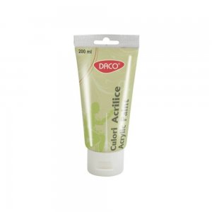Vopsea Acril DACO Galben Fluorescent, 200 ml, Tempera Acrilica, Culori Acrilice, Vopsea Acrilica, Vopsele Acrilice, Tempera Acril, Vopsea Galben Fluorescent, Acrilica Galben, Acril Culoare Galben, Culori pentru Pictat, Culori Pictura, Culori pentru Desen