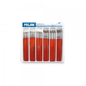 Set 120 Pensule Seria 101 Milan pe Display, Dimensiuni Diferite, Set Pensule Pictura, Pensule, Pensule Pictura, Pensule Milan, Set Pensule Pentru Pictat, Set Pensule Pictat, Pensule Pictat, Set 120 Pensule Pictat Milan, Pensule Seria 101