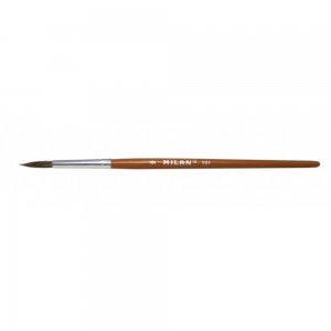 Pensula MILAN Seria 101, Numarul 9, Varf Rotund, Par Ponei, Pensule MILAN, Pensule pentru Pictura, Rechizite, Pensule Desen, Pensule cu Varf Rotund, Pensule Desen cu Par de Ponei, Pensule Rotunde, Materiale Pictura