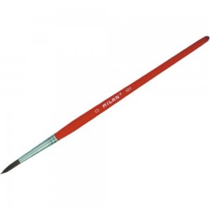 Pensula MILAN Seria 101, Varf Rotund cu Par de Ponei, Numarul 0, Pensula Pictura, Pensule Milan, Pensula Par Natural, Par Natural, Pensule Pictura, Pensule Milan, Pensule Pictura Milan