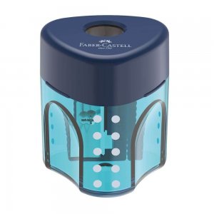 Ascutitoare Simpla cu Container Faber-Castell Grip Trend 2019, Albastru