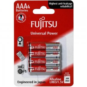 Set 4 Baterii Fujitsu LR03 Alkaline, AAA4, 1.5V, Baterii AAA4, Baterii Fujitsu LR03, Set de Baterii AAA4, Baterii Fujitsu 1.5 V Tip AAA4, Baterii pentru Jucarii, Baterie Alcalina, Baterii Alcaline, Baterii AAA4, Baterii pentru Ceas, Baterii Rezistente00
