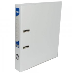 Biblioraft Plastifiat Interior-Exterior Noki, 5 cm, Alb, Biblioraft Plastic, Biblioraft Standard, Biblioraft Noki, Bibliorafturi Noki, Dosare Organizare Documente, Dosar Arhivare