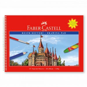 Bloc de Desen A3 Faber-Castell, 15 File, 120 g/m², Bloc pentru Desen, Bloc pentru Desene, Bloc Desen, Bloc Desene, Bloc A3, Bloc Desen Faber-Castell, Faber-Castell Bloc Desen, Bloc de Desen, Materiale Arta