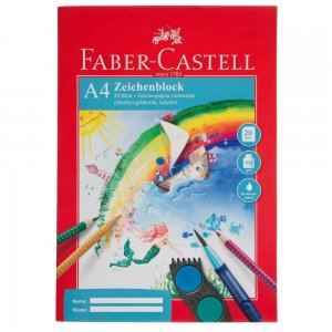Bloc de Desen A4 Faber-Castell, 20 File, 100 g/m², Bloc pentru Desen, Bloc pentru Desene, Bloc Desen, Bloc Desene, Bloc A4, Bloc Desen Faber-Castell, Faber-Castell Bloc Desen, Bloc de Desen, Materiale Arta