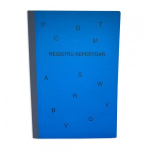 Registru Repertoar A5, Matematica, 100 File, Index Alfabetic A-Z, Hartie Offset 55 g/m²,Registre Cartonate