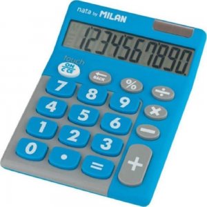 Calculator de Birou MILAN Touch, 10 Digits, 145x106x21 mm, Alimentare Duala, Corp Multicolor din Plastic, Calculatoare Birou, Calculator 10 Digits, Calculator Buzunar, Calculator de Birou MILAN, Calculatoare Buzunar, Calculator Portabil