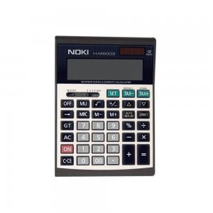 Calculator de Buzunar cu Functie Taxe Noki HMS003, 12 Caractere, Alimentare Dubla, Gri, Calculator 12 Digiti, Calculator Buzunar, Calculatoare Buzunar, Calculatoare de Buzunar, Calculator Functii Taxe, Calculator Pentru Taxe, Calculator Calcule