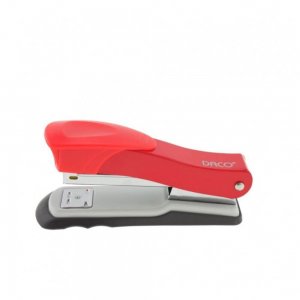 Capsator DACO, 20 Coli, Capse 24/6, Rosu, Capsatoare Metalice Manuale, Capsator Manual de Hartie, Capsatoare Metalice DACO pentru Birou, Capsatoare 20 Coli, Capsatoare pentru Hartie, Capsator pentru Birou