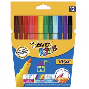 Set 12 Carioci Bic Visa, 12 Culori, Set Carioci Colorate, Carioci Colorate, Carioci pentru Desen, Carioci Colorate pentru Scoala, Carioci de Colorat, Seturi Colorate de Carioci, Rechizite Scolare Set 12 Carioci Bic Visa, 12 Culori, Set Carioci Colorate, Carioci Colorate, Carioci pentru Desen, Carioci Colorate pentru Scoala, Carioci de Colorat, Seturi Colorate de Carioci, Rechizite Scolare